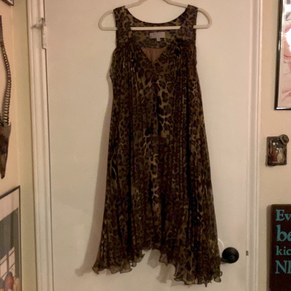 Pretty Angel Flowy Leopard Dress